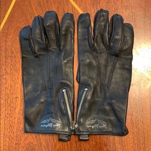 Lewis Leathers English motorcycling gloves.